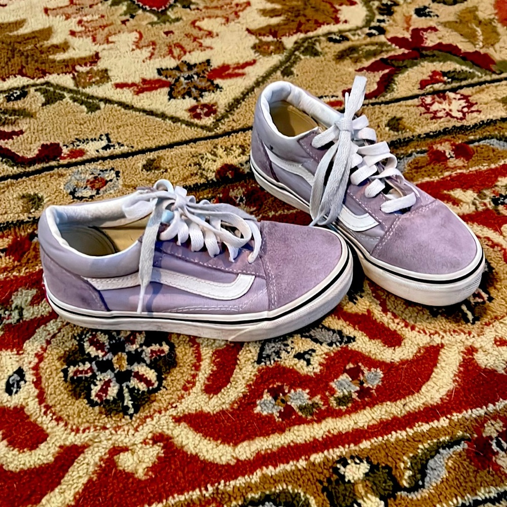 Used Vans, purple, old skool shoe size 13